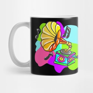 Neon Hippy 80s 90s Costume Retro Vintage Mug